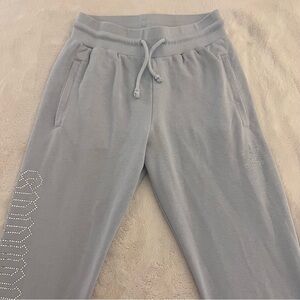 ADIDAS BEDAZZLED FLARE PANTS